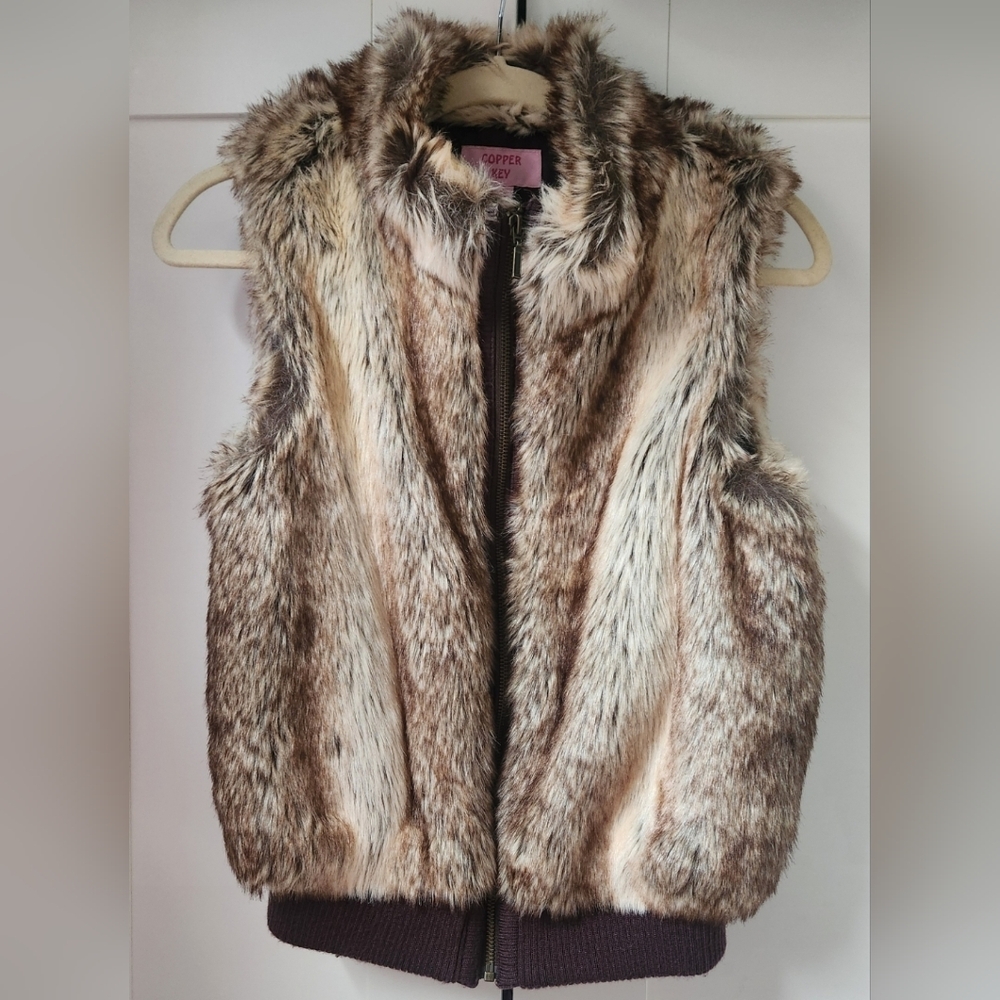 Furry Brown Vest